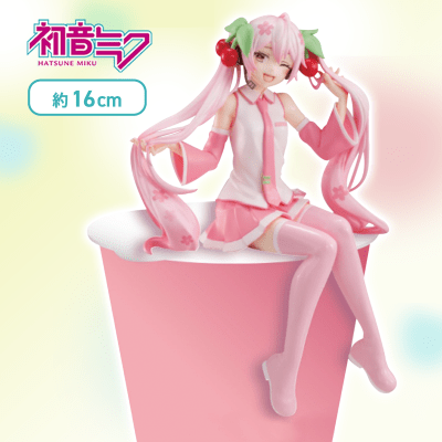 Hatsune Miku Noodle Stopper Figure Sakura Miku (Wink ver.) | animota