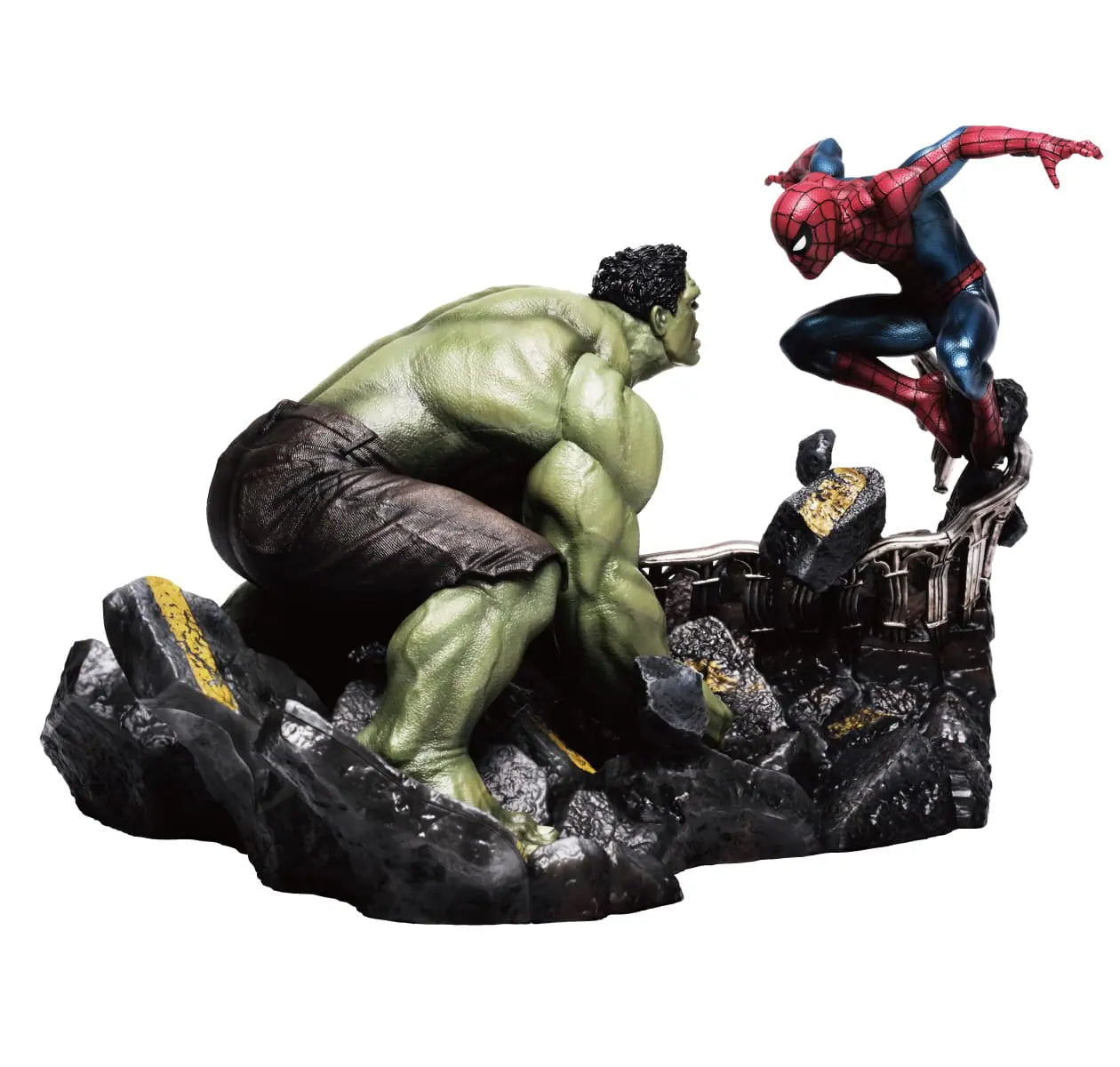 MARVEL - Spider-Man: Brand New Day - Spider-Man & Hulk Diorama Statue [Happy-Kuji Last Prize]