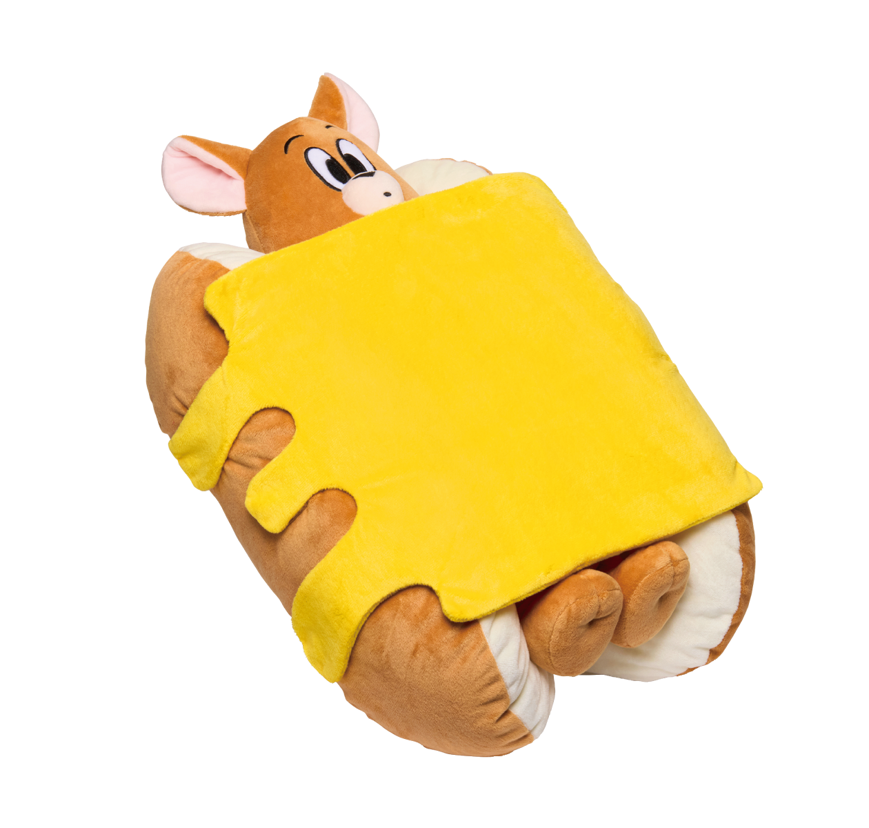 TOM and JERRY FUNNY ART! 5 Jerry Big Plush Toy [Happy-Kuji Special Prize]