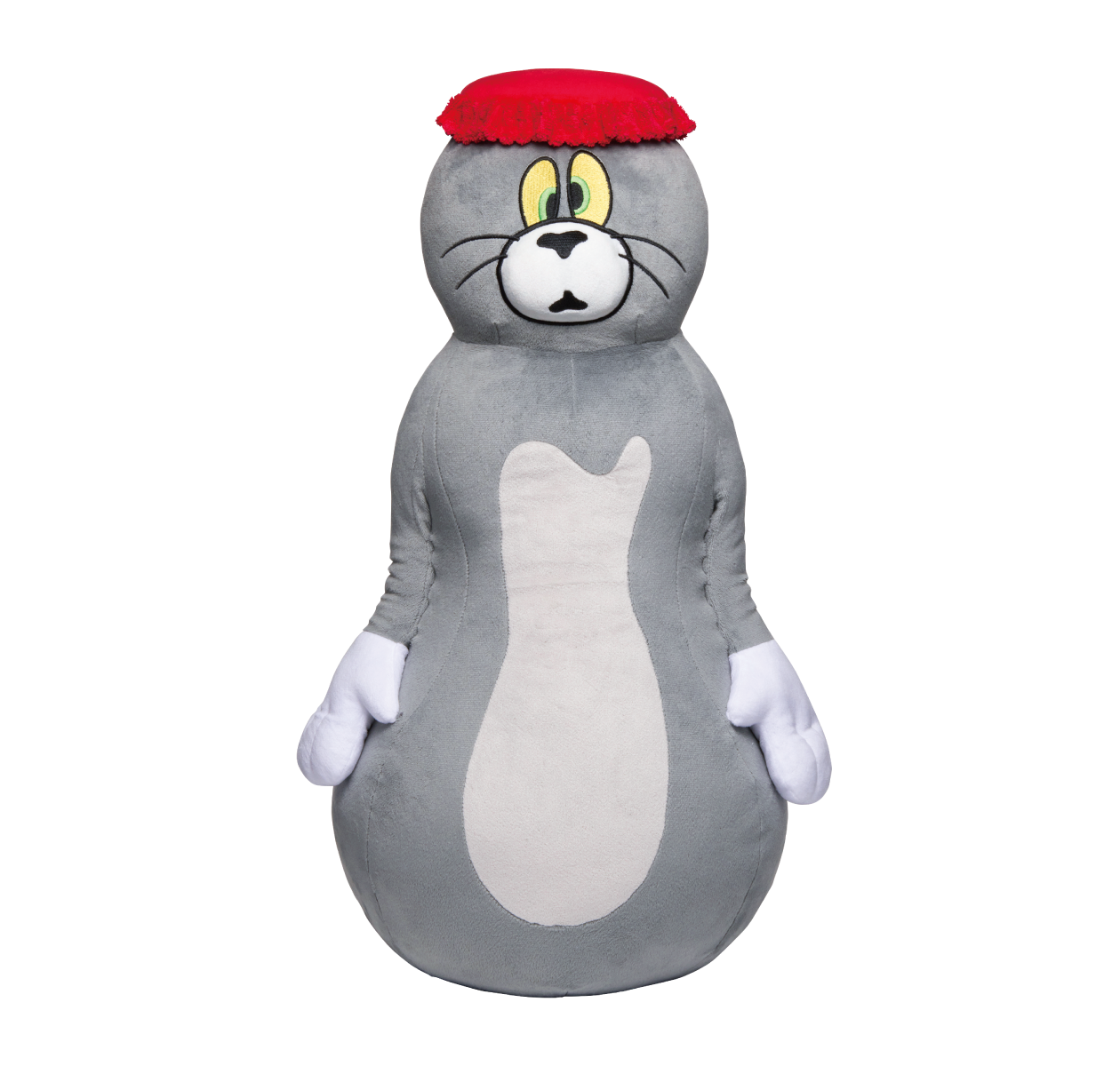 TOM and JERRY FUNNY ART! 5 Tom Big Plush Toy [Happy-Kuji Last Prize]