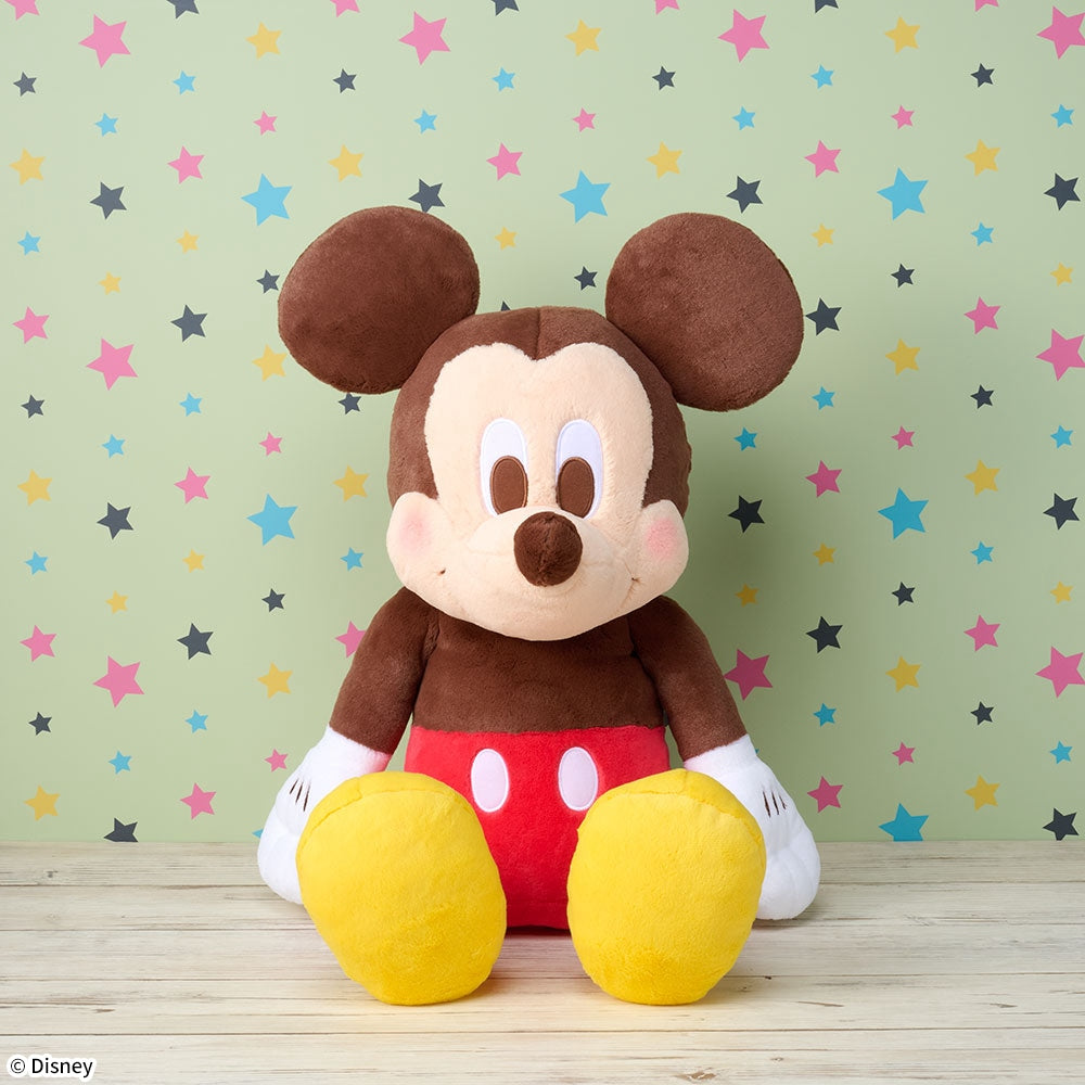 Mickey Mouse Red Cheeks Grande Plush Toy Sitting Ver.