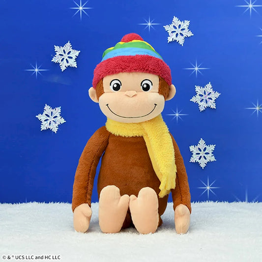 Curious George - LL Plush Toy WINTER