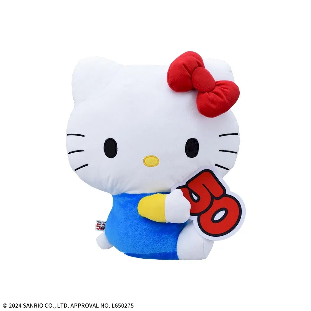 Hello Kitty LL Plush Toy 50th Anniversary Ver.