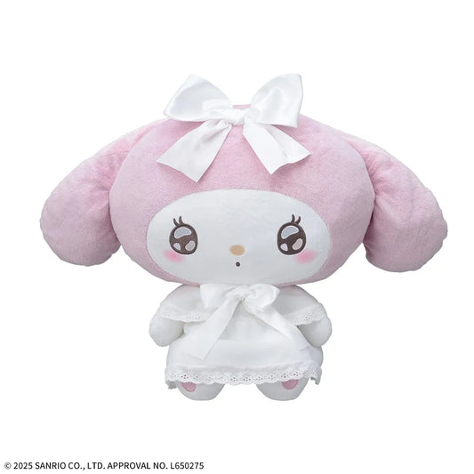 Yurukawa Sanrio Characters LL Plush Toy "My Melody" Milky Lolita, Stuffed Animals, animota