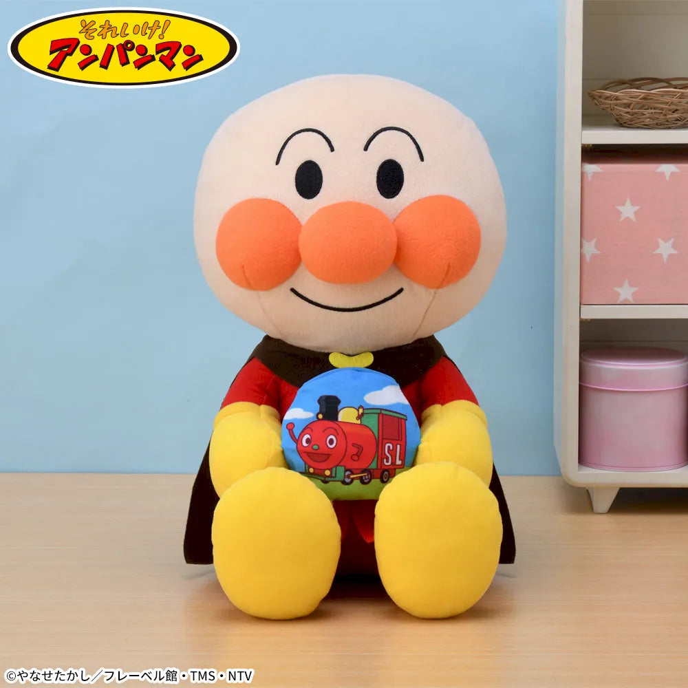 Anpanman Nakayoshi Storage Plush Toy LL Anpanman, Stuffed Animals, animota