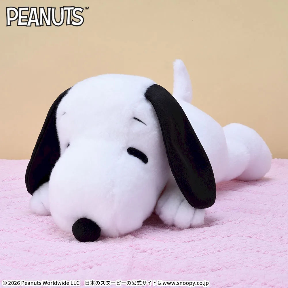 Peanuts Lying Down LL Plush Toy