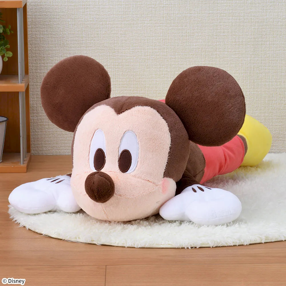 Mickey Mouse Red Cheeks Lying Down LL Plush Toy