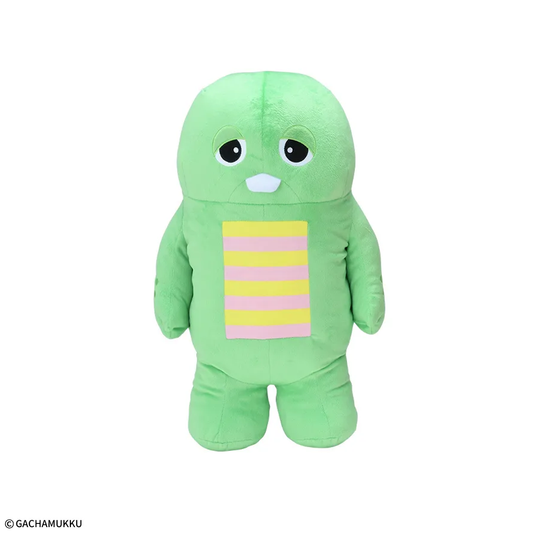 Gachapin & Mukku Super Large Plush - Everyone Is Friends Day - Gachapin