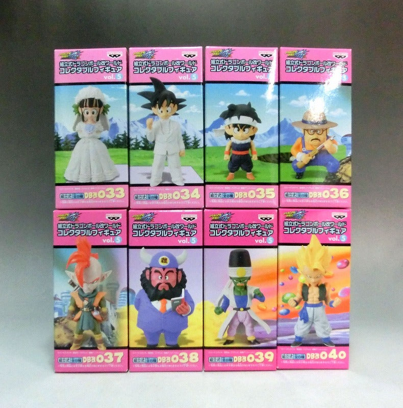 Figura coleccionable de Dragon Ball Kai World Vol. 5, juego de 8