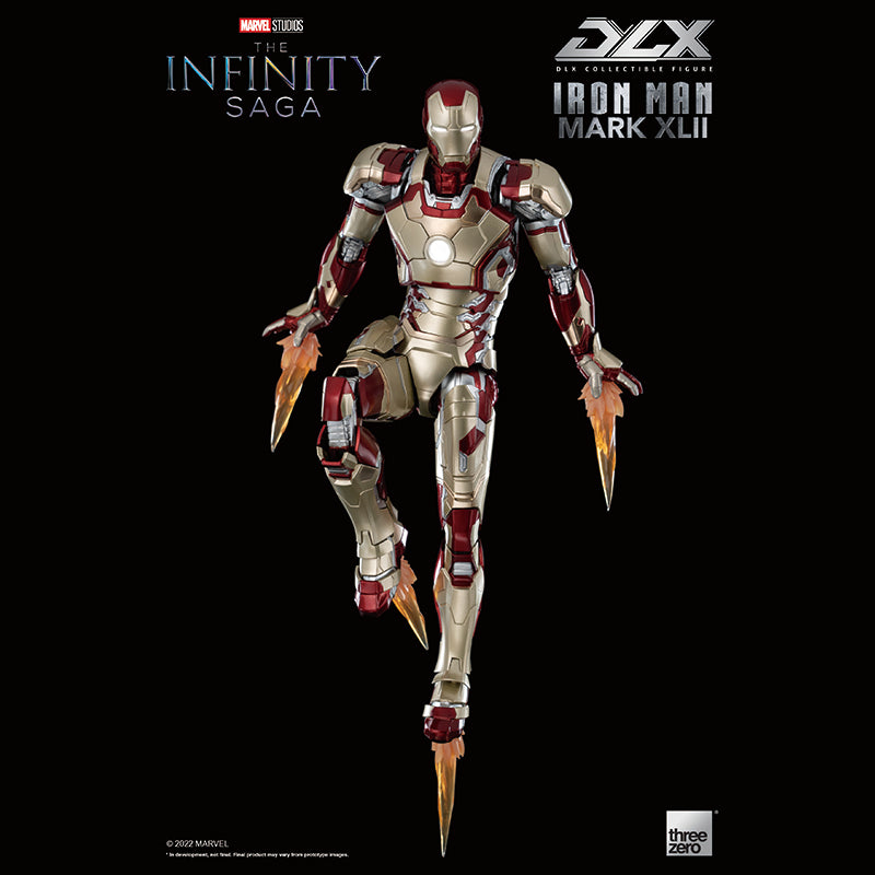 threezero DLX Marvel Studios: Saga del Infinito Iron Man Mark 42