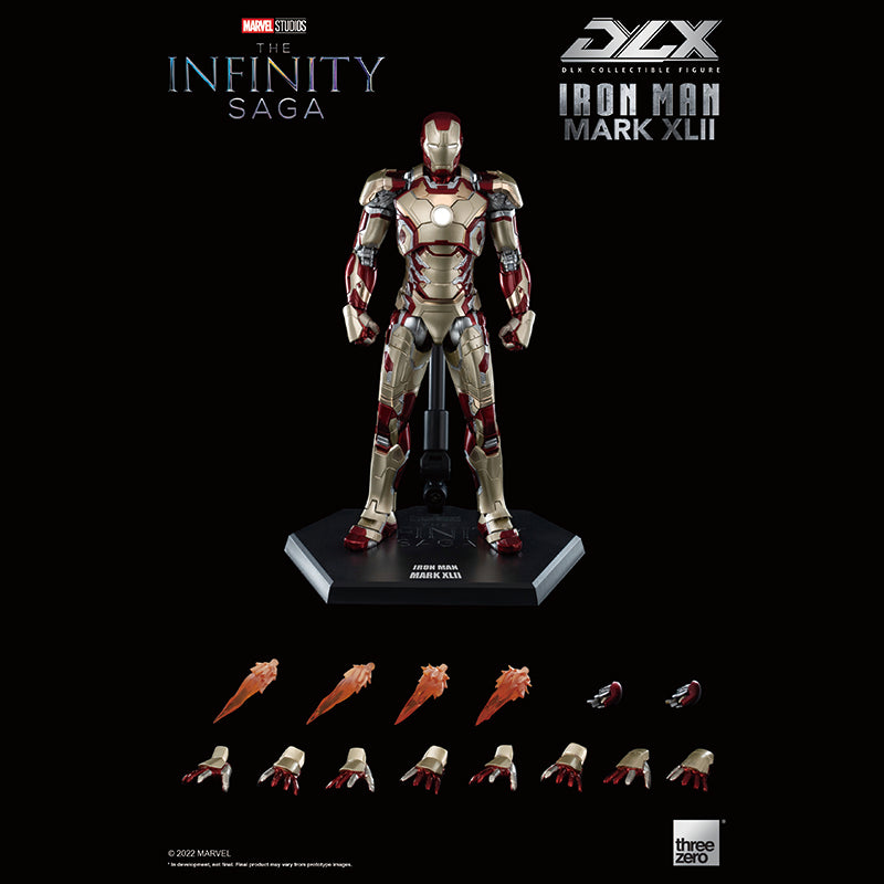 threezero DLX Marvel Studios: Infinity Saga Iron Man Mark 42, animota