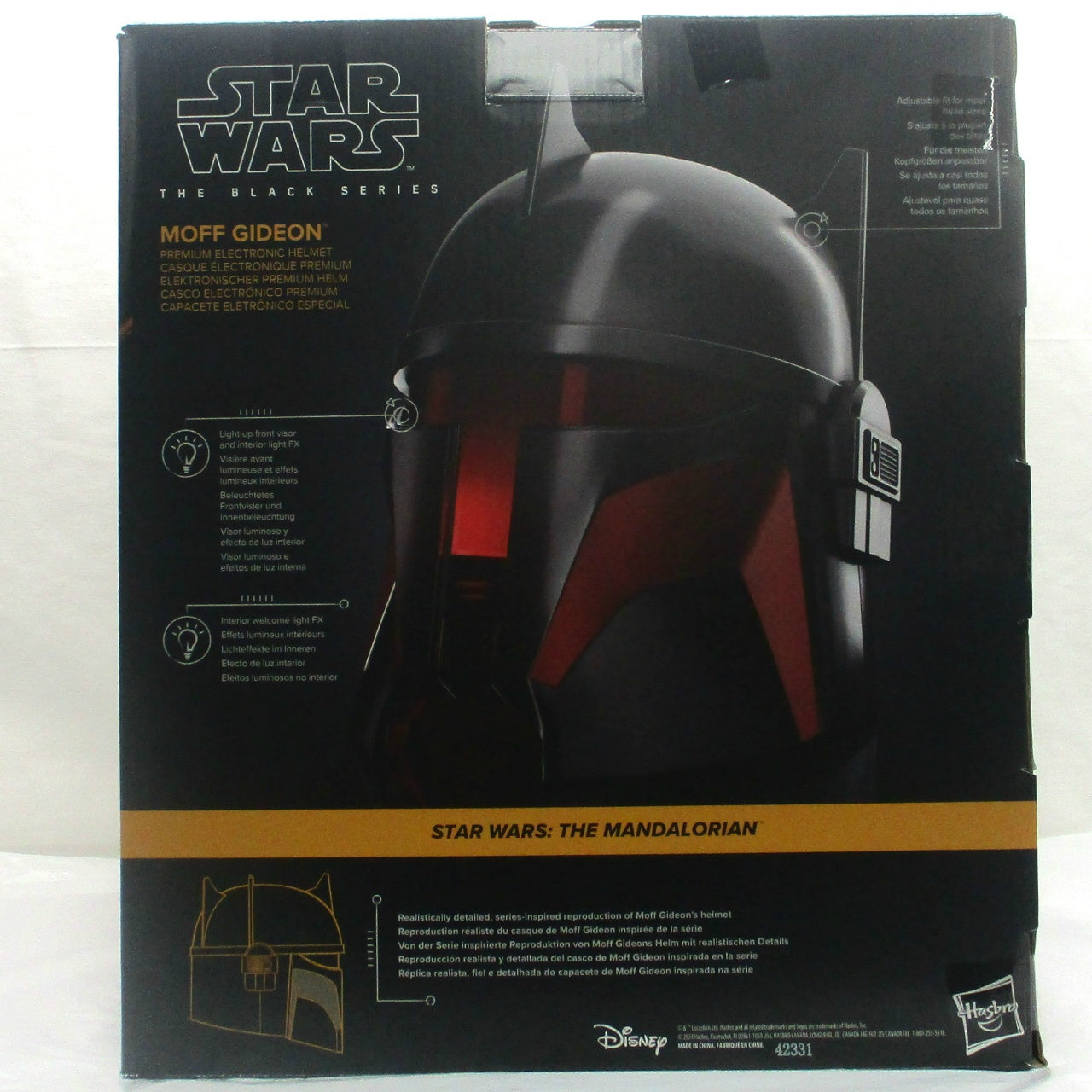 Star Wars BLACK Series 1/1 Replica Moff Gideon Helmet [The Mandalorian]