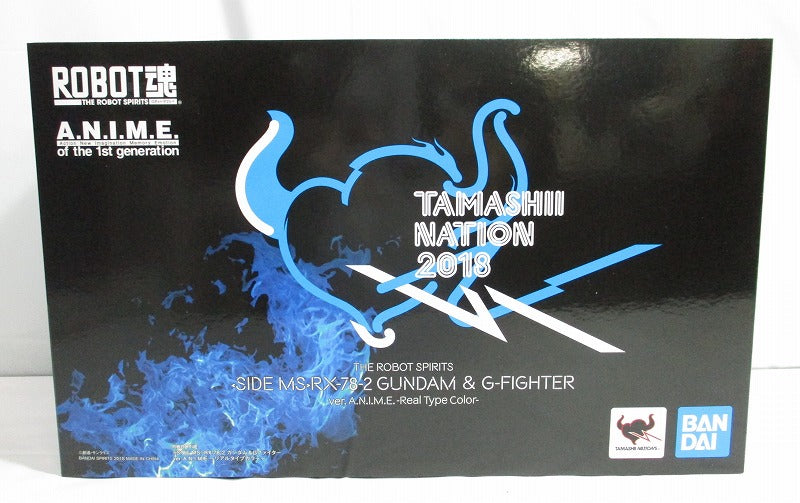 Tamashii Nation Exclusive ROBOT Tamashii RX-78-2 Gundam and G Fighter Ver. A.N.I.M.E. -Real Type Color-