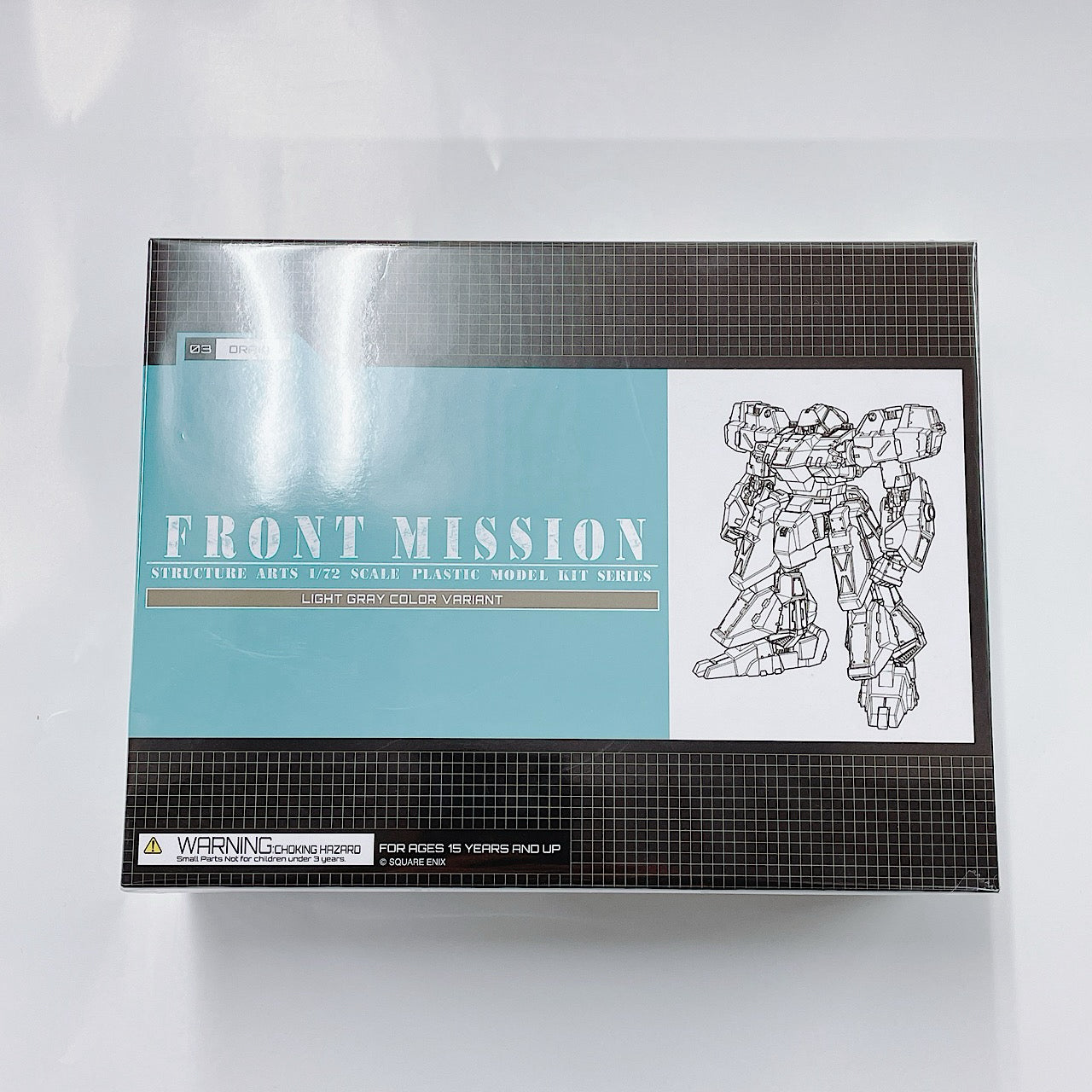 Square Enix 1/72 Front Mission Structure Arts Drag Light Gray Ver.