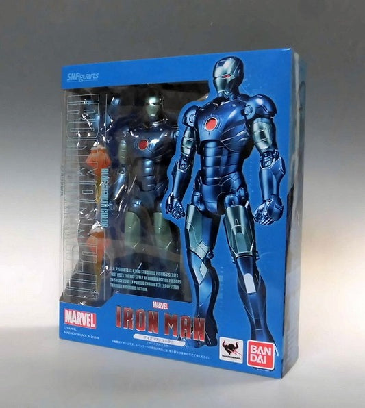S.H.Figuarts Iron Man MK-3 Blue Stealth, Action & Toy Figures, animota