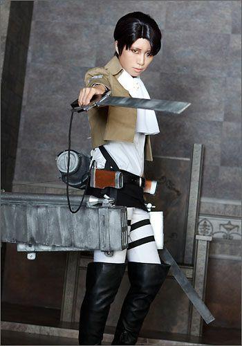 Attack on Titan Levi Ackerman style cosplay wig animota