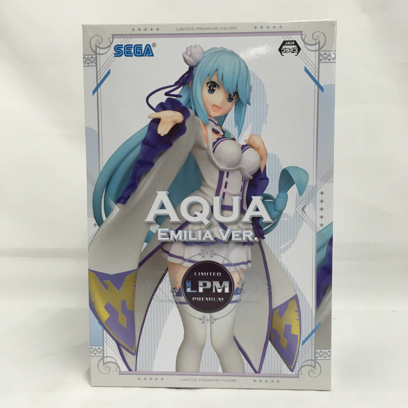 SEGA Konosuba: ¡La bendición de Dios en este maravilloso mundo! Figura premium limitada Aqua Emilia ver.