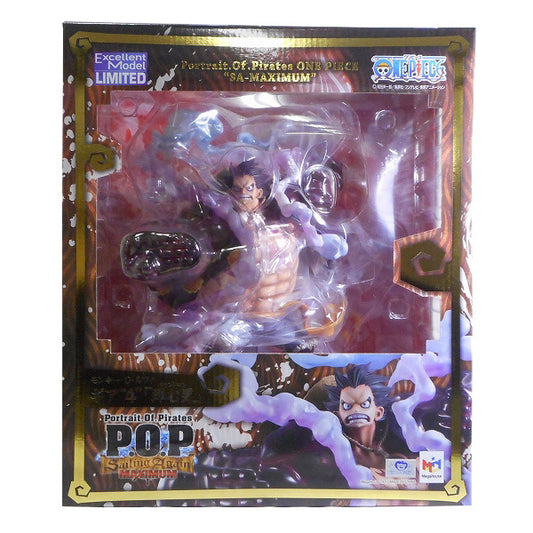 MegaHouse P.O.P SA‐MAXIMUM Monkey D Luffy Gear4 Bound Man, Action & Toy Figures, animota