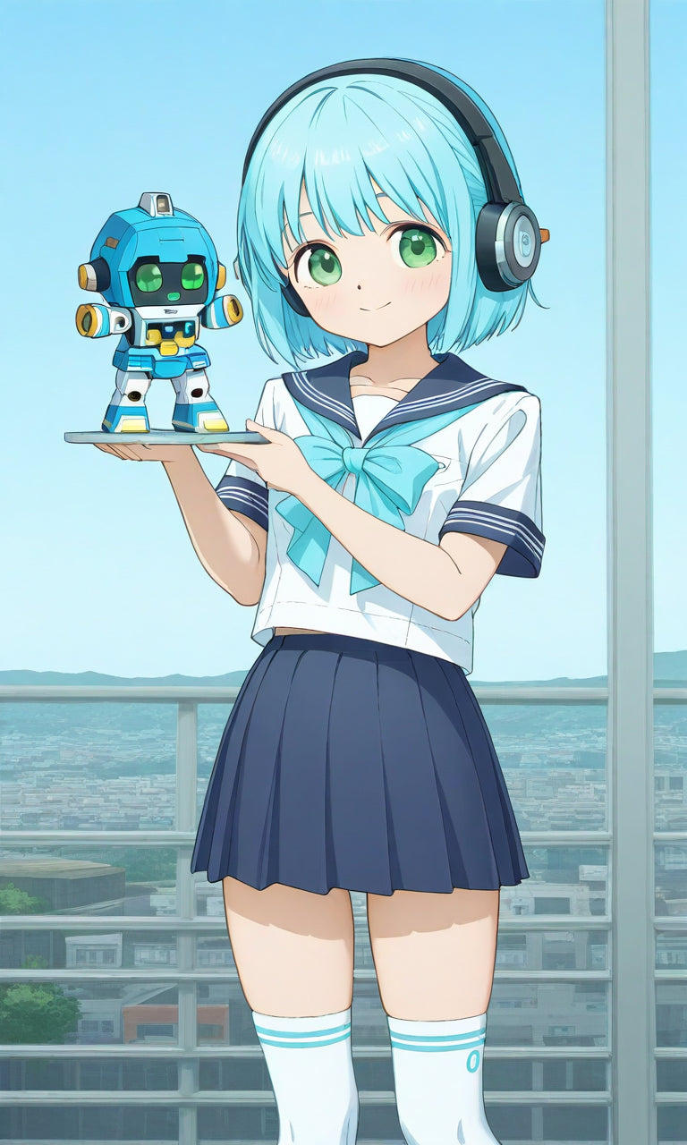 animota-chan Love the figure style Version.(Free), Digital Artwork, animota