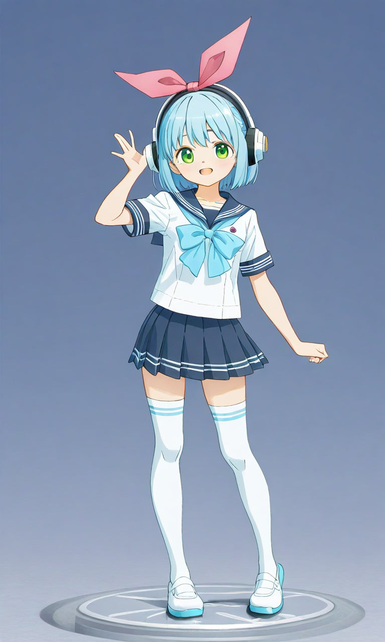 animota-chan Love the figure style Version.(Free), Digital Artwork, animota