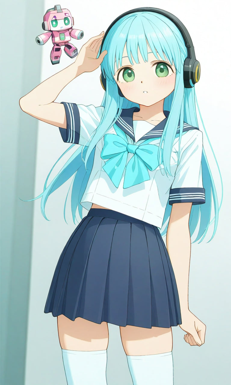 animota-chan Love the figure style Version.(Free), Digital Artwork, animota