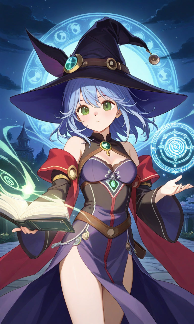 animota-chan witch Style Version.(Free), Digital Artwork, animota