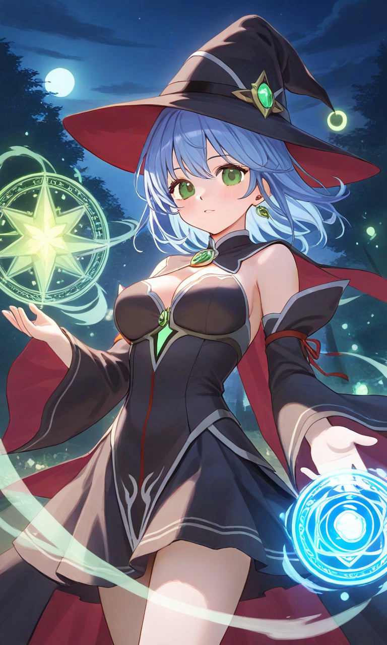 animota-chan witch Style Version.(Free), Digital Artwork, animota