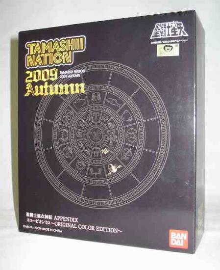 Saint Seiya Myth Cloth Appendix Scorpio Milo ORIGINAL COLOR EDITION