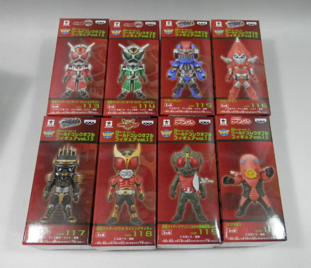 World Collectable Figure Masked Rider Vol.15 - Set of 8