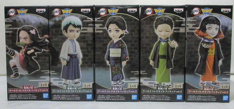 Figura coleccionable mundial Demon Slayer Kimetsu no Yaiba vol. 2, set de 5