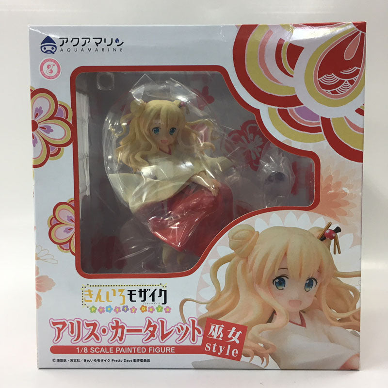 Aquamarine Kin-iro Mosaic Pretty Days Alice Cartelet Miko Style ver. 1/8 PVC, Action & Toy Figures, animota