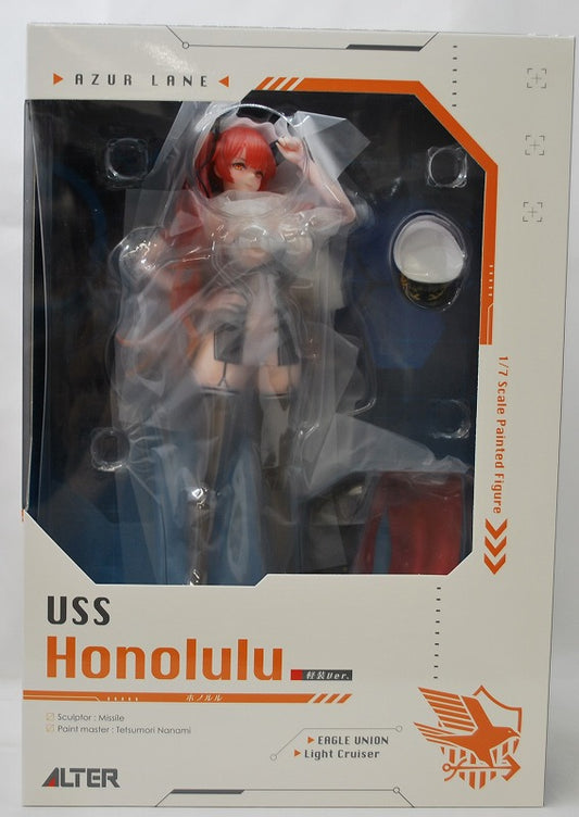 Figura de Alter Azur Lane Honolulu con armadura ligera, escala 1/7 