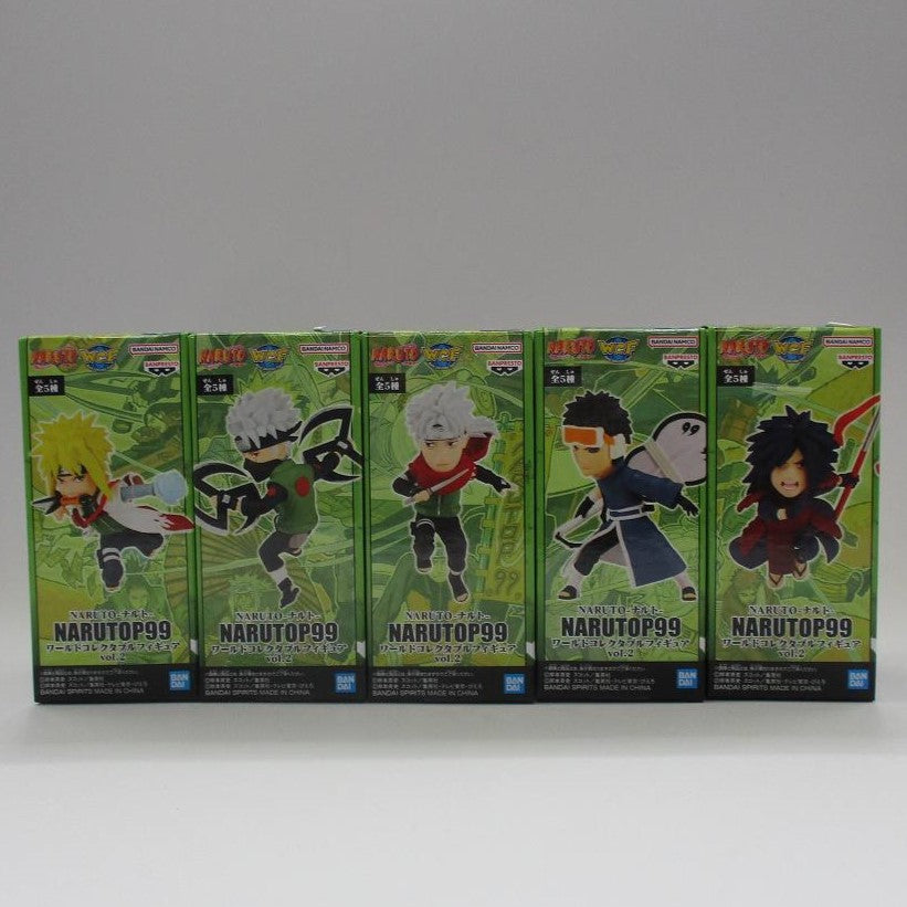 Bandai Spirits [NARUTO] NARUTOP99 World Collectable Figure vol.2 5 Set