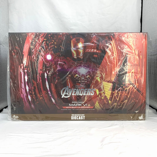 Hot Toys Movie Masterpiece DIECAST Iron Man Mark 6 (Version 2.0) With Suit-Up Gantry [Avengers] 1/6 Scale Figure