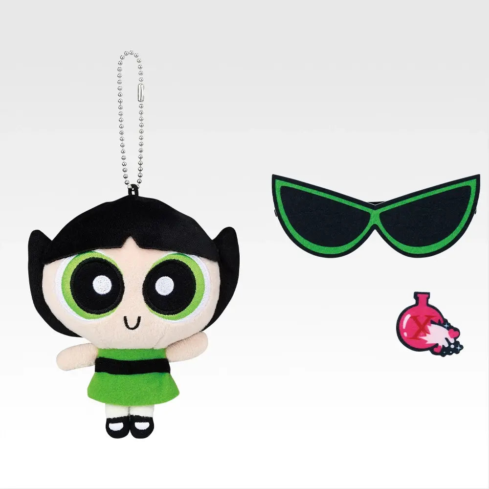 The Powerpuff Girls - Super-Busy, Strong & Cute Heroes of Justice! Buttercup♡ Plush Mascot [Ichiban-Kuji Prize D]