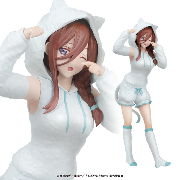 The Quintessential Quintuplets ∽ Fascinity Figure Miku - Cat-ear Hoodie, Action & Toy Figures, animota