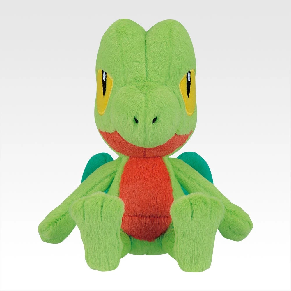 Pokémon 30th ANNIVERSARY Vol. 1 - Hoenn Starters Plush Set - Treecko [Ichiban-Kuji Prize E]