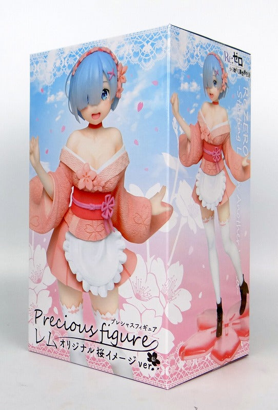 TAITO Re:Zero -Starting Life in Another World- Figura preciosa Rem Imagen original de Sakura Ver. 