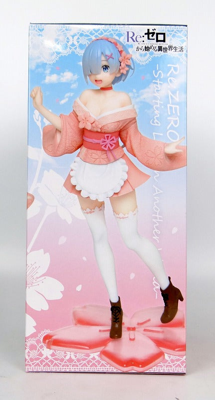 TAITO Re:Zero – Starting Life in Another World – Wertvolle Figur Rem, Original-Sakura-Bild, Ver.