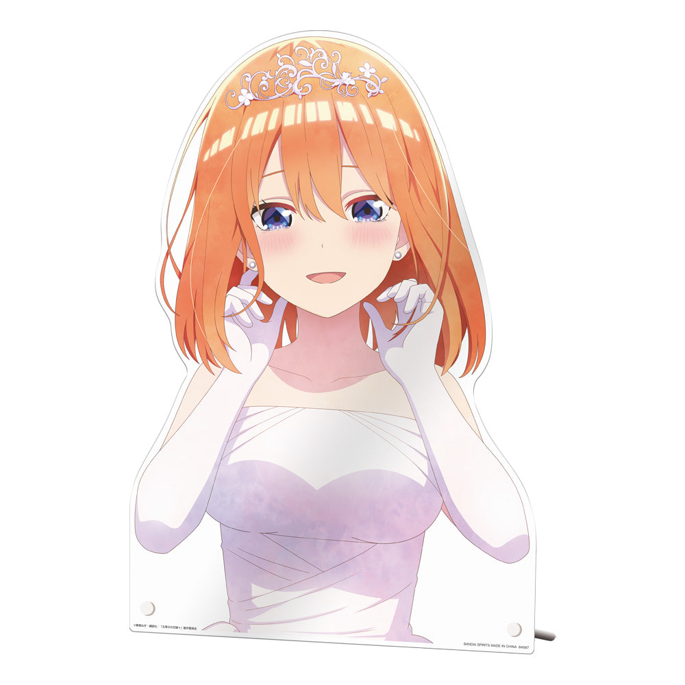 The Quintessential Quintuplets＊ - Memorial Collections - Bust-Up Acrylic Board (Yotsuba Nakano Wedding) [Ichiban-Kuji Prize E]