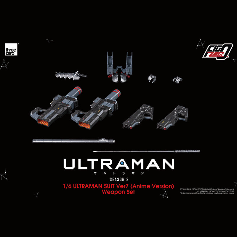 threezero FigZero 1/6 ULTRAMAN SUIT Ver7 (Anime-Version) Waffenset 