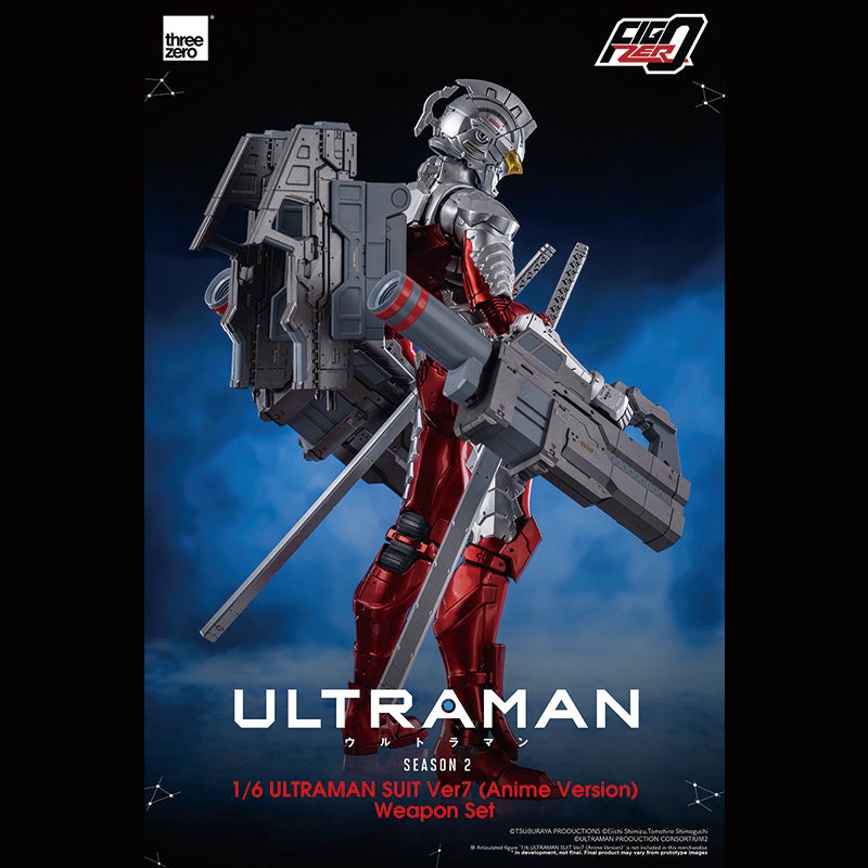 threezero FigZero 1/6 ULTRAMAN SUIT Ver7 (Anime-Version) Waffenset 