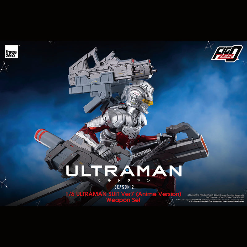 threezero FigZero 1/6 ULTRAMAN SUIT Ver7 (Anime-Version) Waffenset 