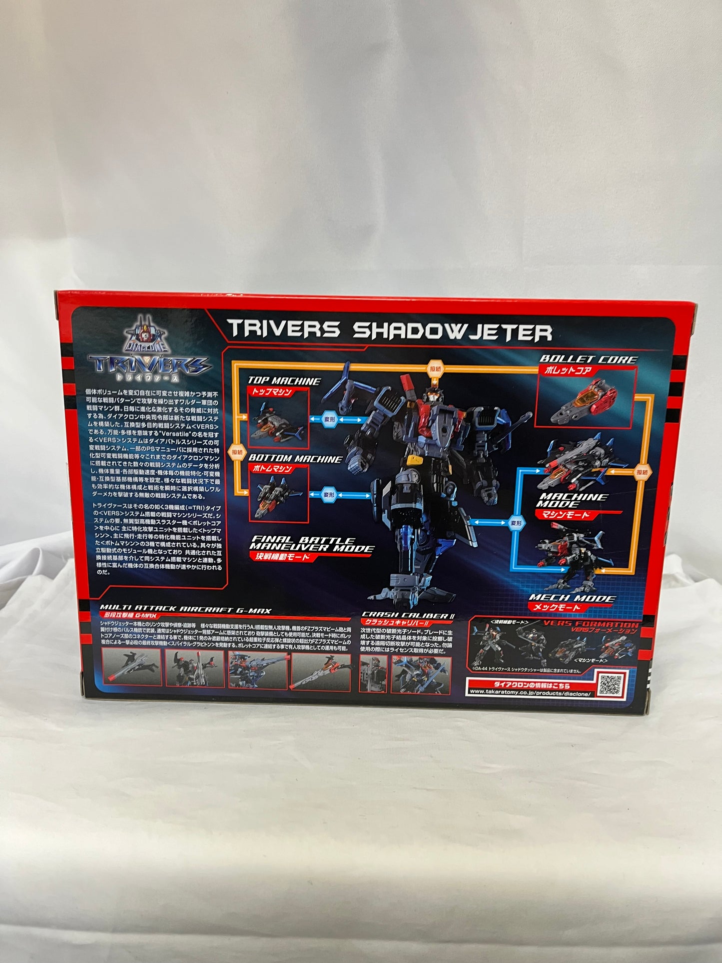 TAKARATomy Diaclone DA-46 Triverse Shadow Jeter