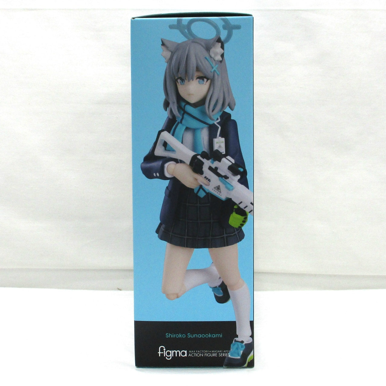 figma 567 Shiroko Sandwolf Bonus with “closed eyes shy face” (Blue Archive)