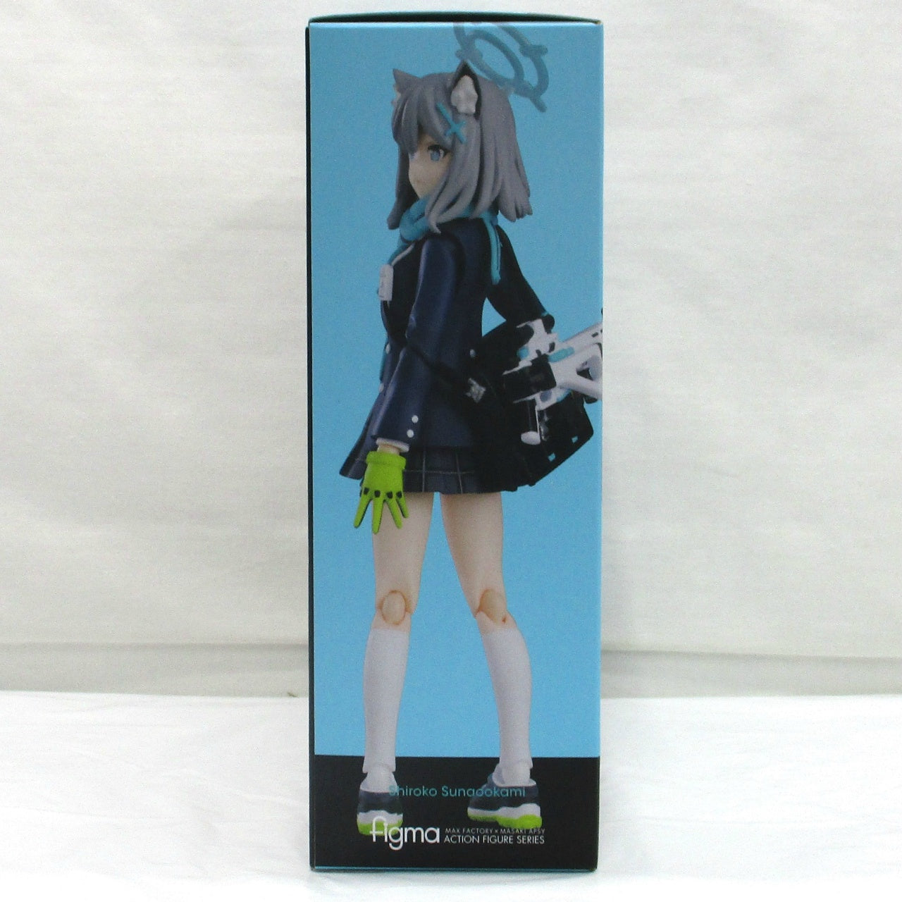 figma 567 Shiroko Sandwolf Bonus with “closed eyes shy face” (Blue Archive)