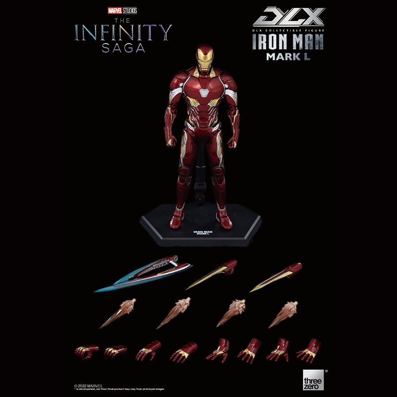 threezero DLX Marvel Studios: Infinity Saga Iron Man Mark 50, animota