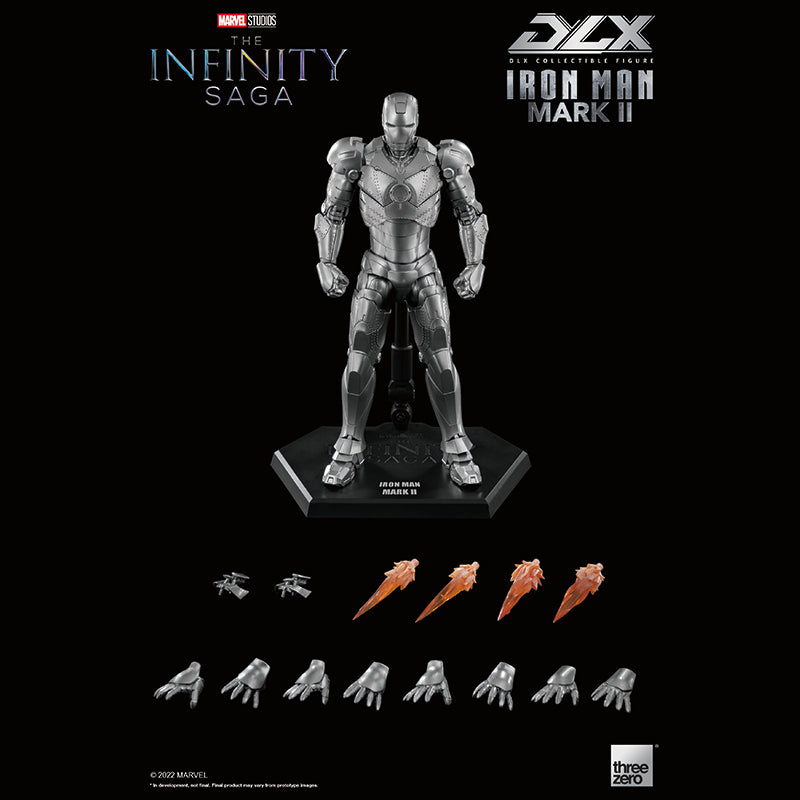 threezero DLX Marvel Studios: Saga del Infinito Iron Man Mark 2