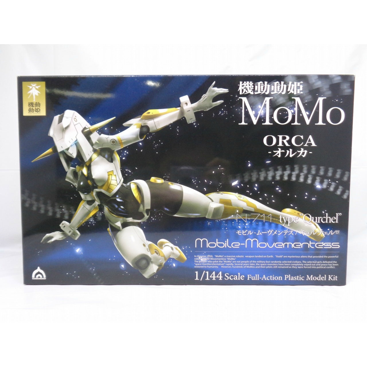 1/144 Kidou Douki MoMo Orca [White/Black/Gold] Plastic Model, Action & Toy Figures, animota