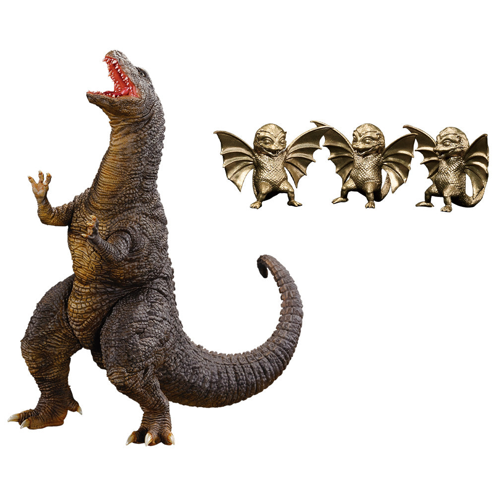 Godzilla Great Kaiju Series G Godzillasaurus Figure with Mini Dorat Figure [Ichiban-Kuji Prize C]